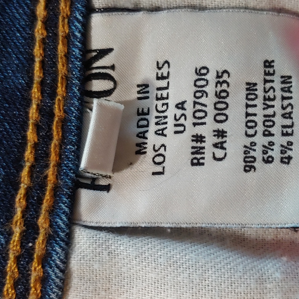 Hudson Flap Pocket Bootleg Blue Jeans Mid Wash Denim Women's size 30 - Picture 15 of 17